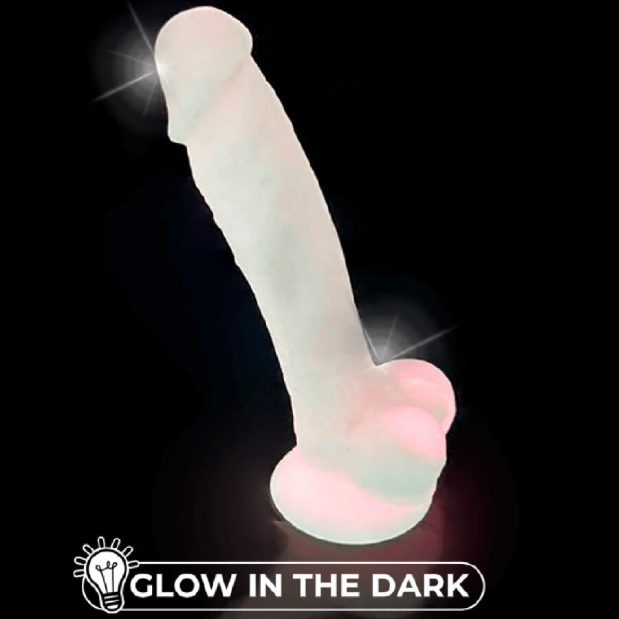 SILEXD - MODELLO 1 PENE REALISTICO SILICONE PREMIUM SILEXPAN ROSA FLUORESCENTE 17,5 CM